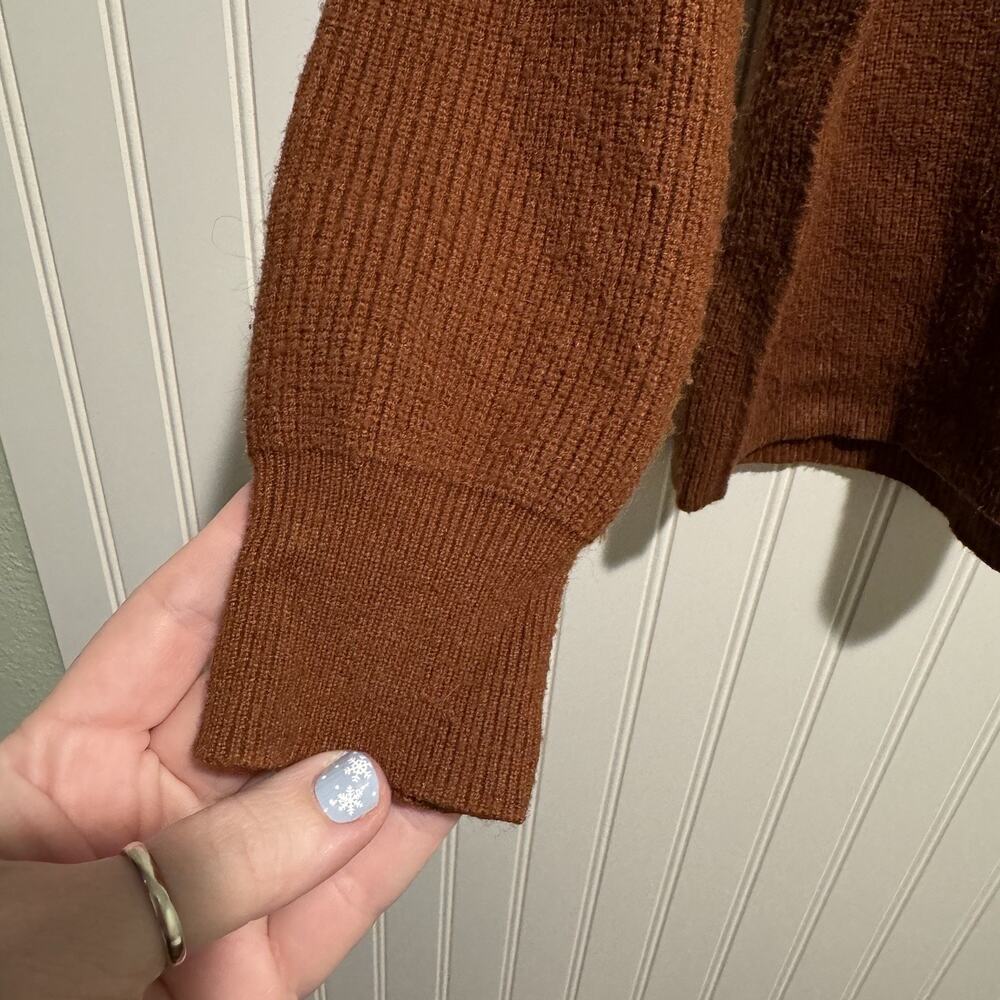Free People Softly Structured Tunic Sweater Terracotta Size Small - Picture 3 of 6